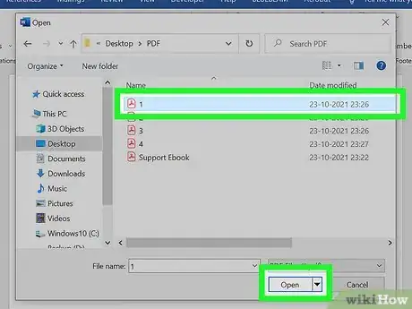 Image titled Insert a Multiple Page PDF Into a Word Document Step 14