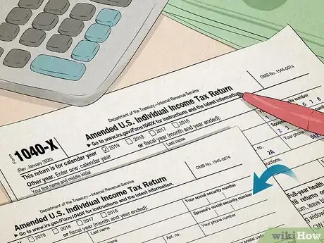 Image titled Fill Out a US 1040X Tax Return Step 4