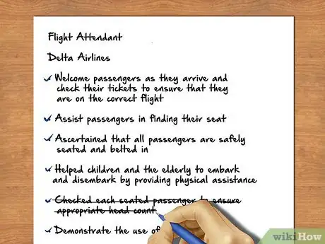 Image titled Write a CV for a Cabin Crew Position Step 7
