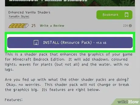 Image titled Download Shaders for Minecraft Pe Step 7