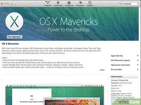 Image titled Update to Mac OS X Mavericks Step 2