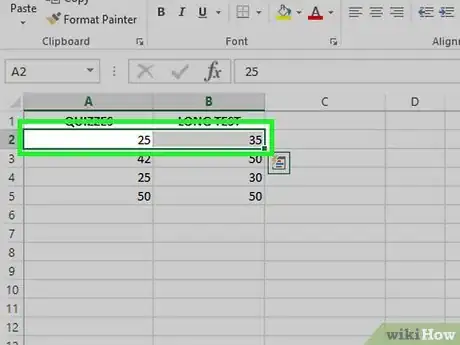 Image titled Sum Multiple Rows and Columns in Excel Step 2