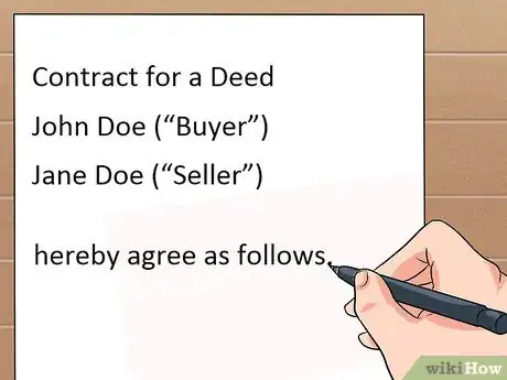 Image titled Write a Contract for a Deed (Land Contract) Step 2