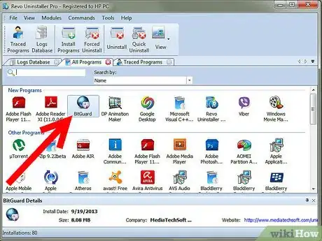 Image titled Uninstall Using Revo Uninstaller Step 8