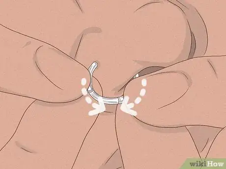 Image titled Put a Hoop Nose Ring in Step 12