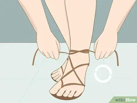 Image titled Tie Gladiator Sandals Step 3.jpeg