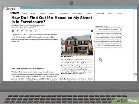 Image titled Find Out If a Home Is In Foreclosure Step 1