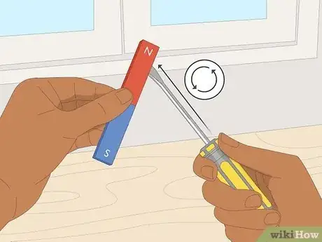 Image titled Magnetize a Screwdriver Step 4