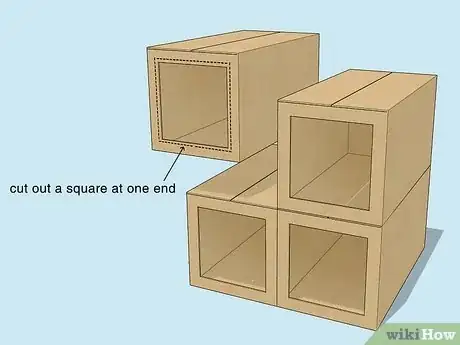 Image titled Make a Cardboard Box Storage System Step 3