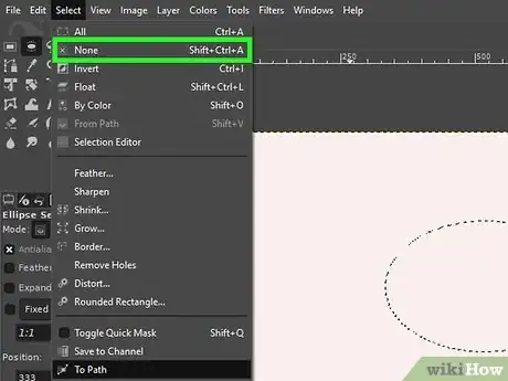 Image titled Draw a Circle in Gimp Step 5