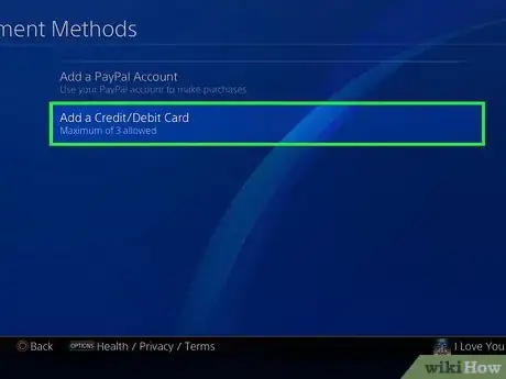 Image titled Add a Credit Card to the PlayStation Store Step 7