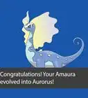 Evolve Amaura in Pokémon X and Y