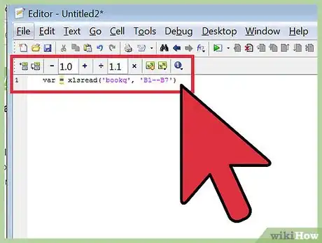 Image titled Import, Graph, and Label Excel Data in MATLAB Step 5