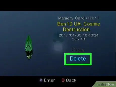 Image titled Delete Data off Your PS2 Memory Card Step 6