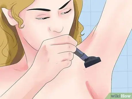 Image titled Shave Your Armpits Step 4