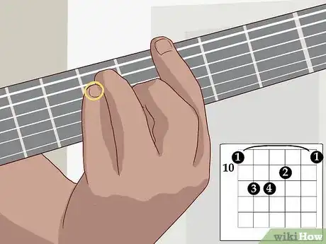 Image titled Play the D Chord for Guitar Step 14
