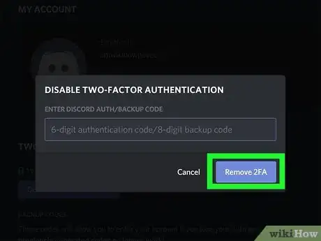 Image titled Disable Two Factor Authentication on Discord Step 4