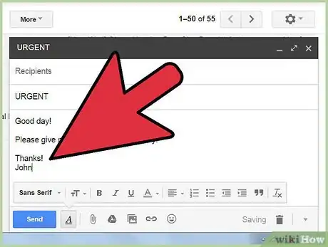 Image titled Format an Email Step 4