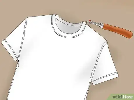 Image titled Cut a T Shirt Into a V Neck Step 5