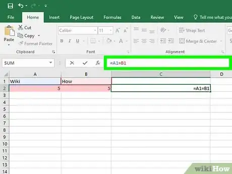 Image titled Find Matching Values in Two Columns in Excel Step 11