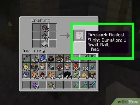 Image titled Make a Firework Rocket in Minecraft Step 16