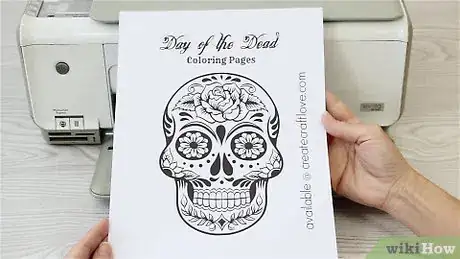 Image titled Make a Day of the Dead Mask Step 2
