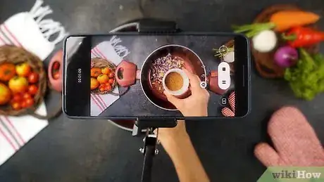 Image titled Shoot Cooking Videos with a Phone Step 7