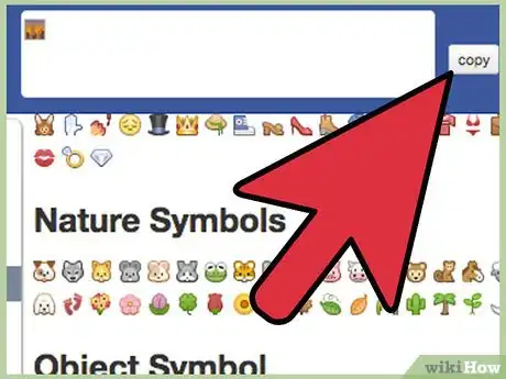 Image titled Put Symbols on Facebook Step 2