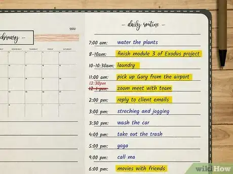 Image titled Schedule Your Day Step 10