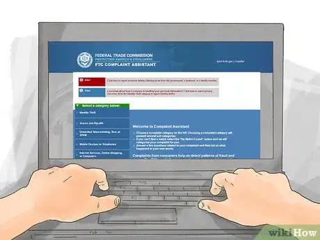 Image titled Report a Scam on the FTC's Complaint Assistant Step 2