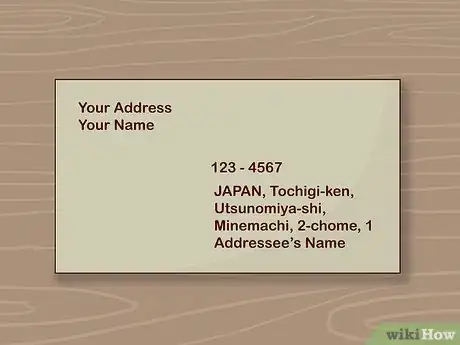 Image titled Address Envelopes to Japan Step 6