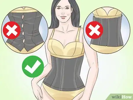 Image titled Keep a Waist Cyncher from Rolling Up Step 9