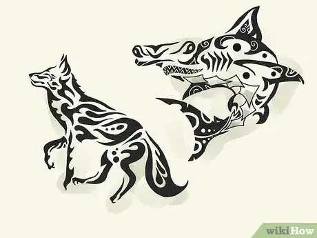 Image titled Design a Tribal Tattoo Step 2