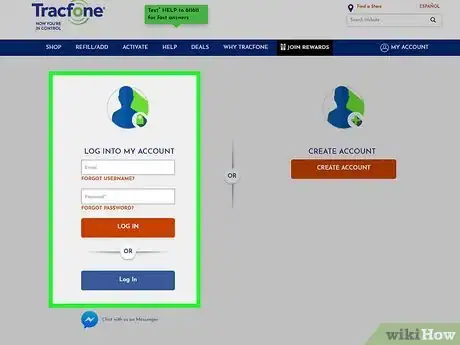 Image titled How Do I Check My Tracfone Account Step 1