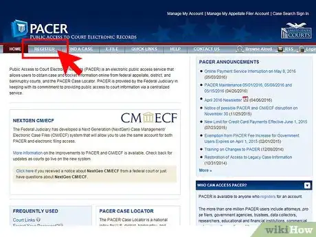 Image titled Access Court Records Electronically Step 6