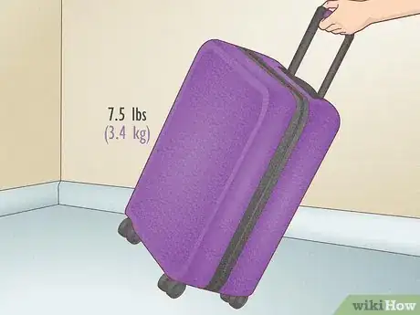 Image titled Pack Light for Carry on Luggage Step 1