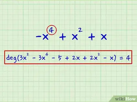 Image titled Find the Degree of a Polynomial Step 5