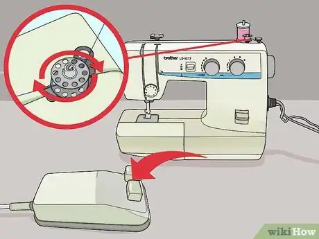 Image titled Thread a Brother Ls 1217 Sewing Machine Step 5
