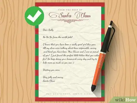 Image titled Write a Letter from Santa Step 10