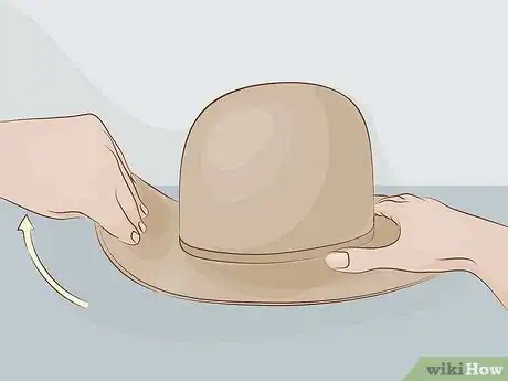 Image titled Shape a Cowboy Hat Step 6