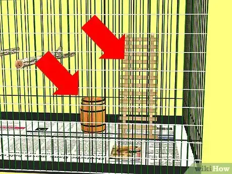 Image titled Make a Bird Cage from a Dog Cage Step 6