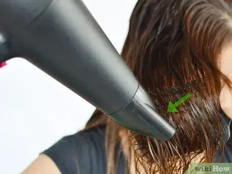 Image titled Blow Dry Hair Without Frizz Step 13