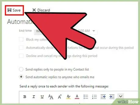 Image titled Set Up an Out of Office Reply for Hotmail Step 7