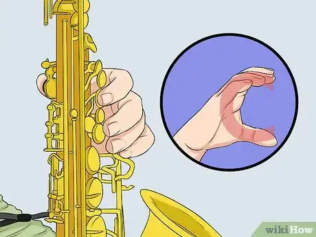 Image titled Hold a Saxophone Step 7