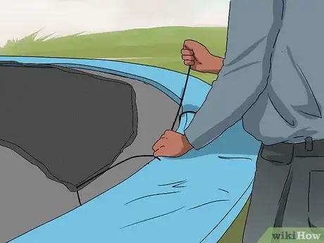 Image titled Set up a Trampoline Step 11