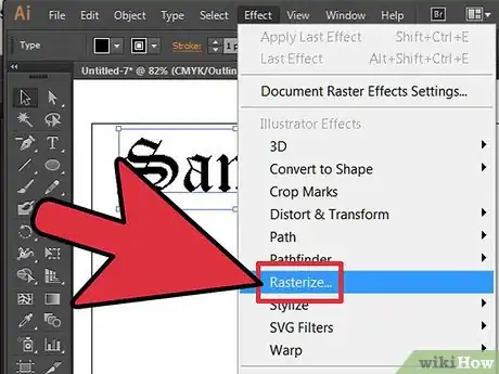 Image titled Rasterize in Illustrator Step 10