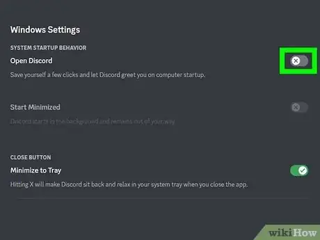 Image titled Stop Discord from Opening on Startup Step 4