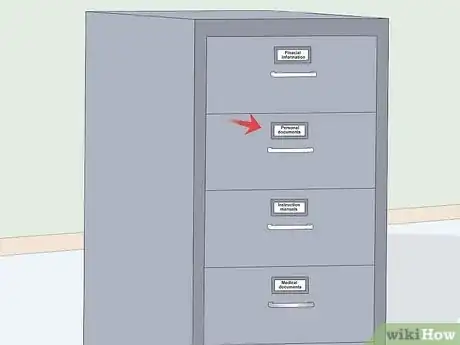 Image titled Organize a Filing Cabinet Step 14
