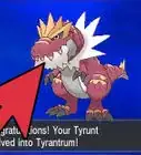 Evolve Tyrunt in Pokémon X and Y