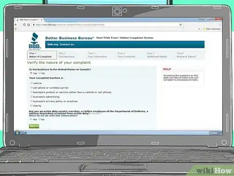 Image titled File a Complaint With the Better Business Bureau Online Step 6